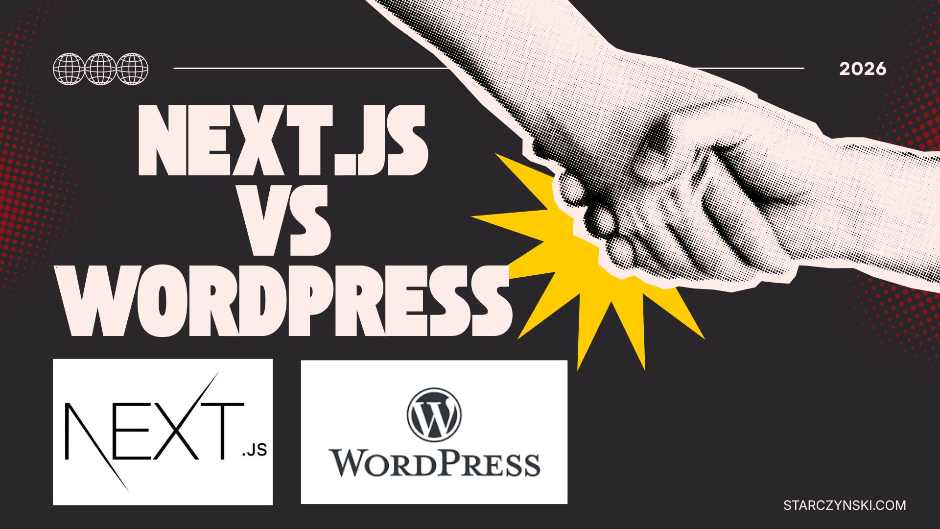 Next.js vs WordPress – którą technologię wybrać w 2026?